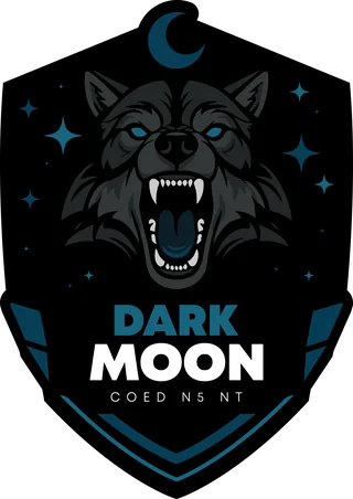 Escudo da equipe Dark Moon